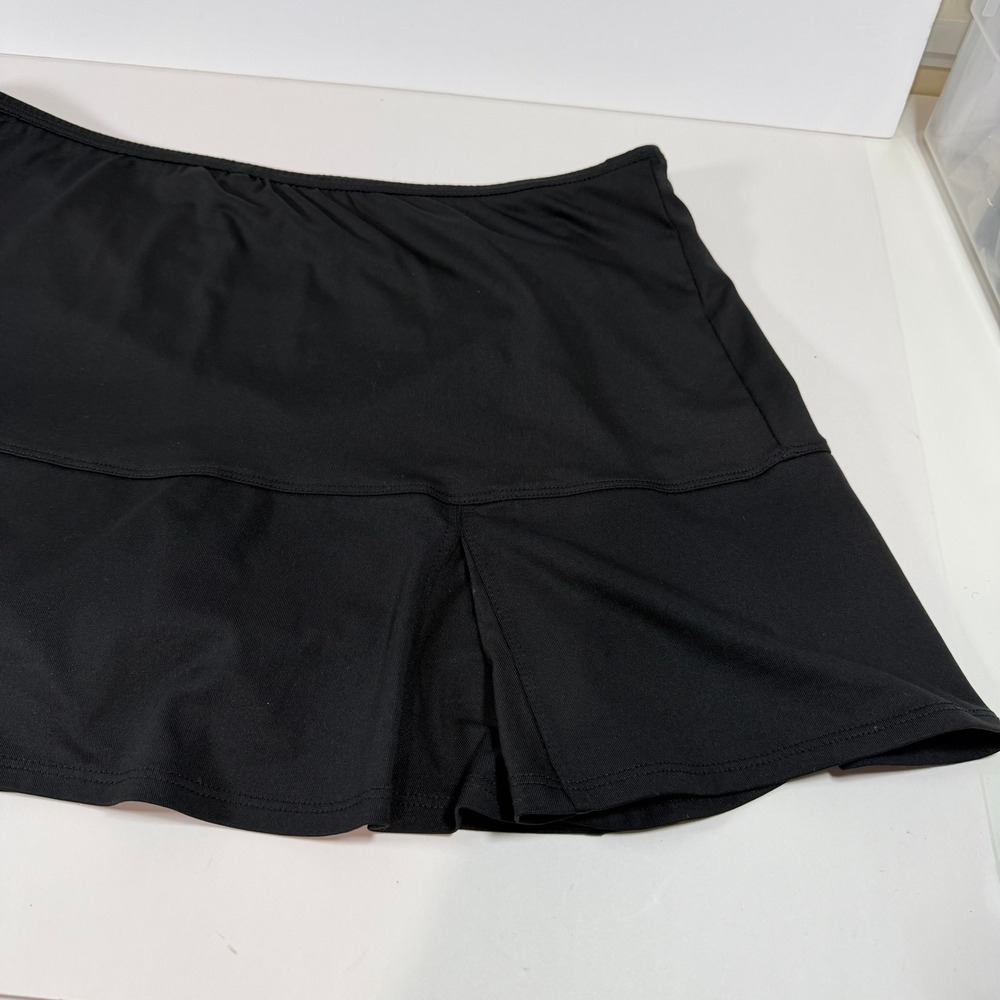 Bolle‎ Womens Tennis Skort Black Pleated XL Built-in Shorts Pickleball Golf - Picture 2 of 11